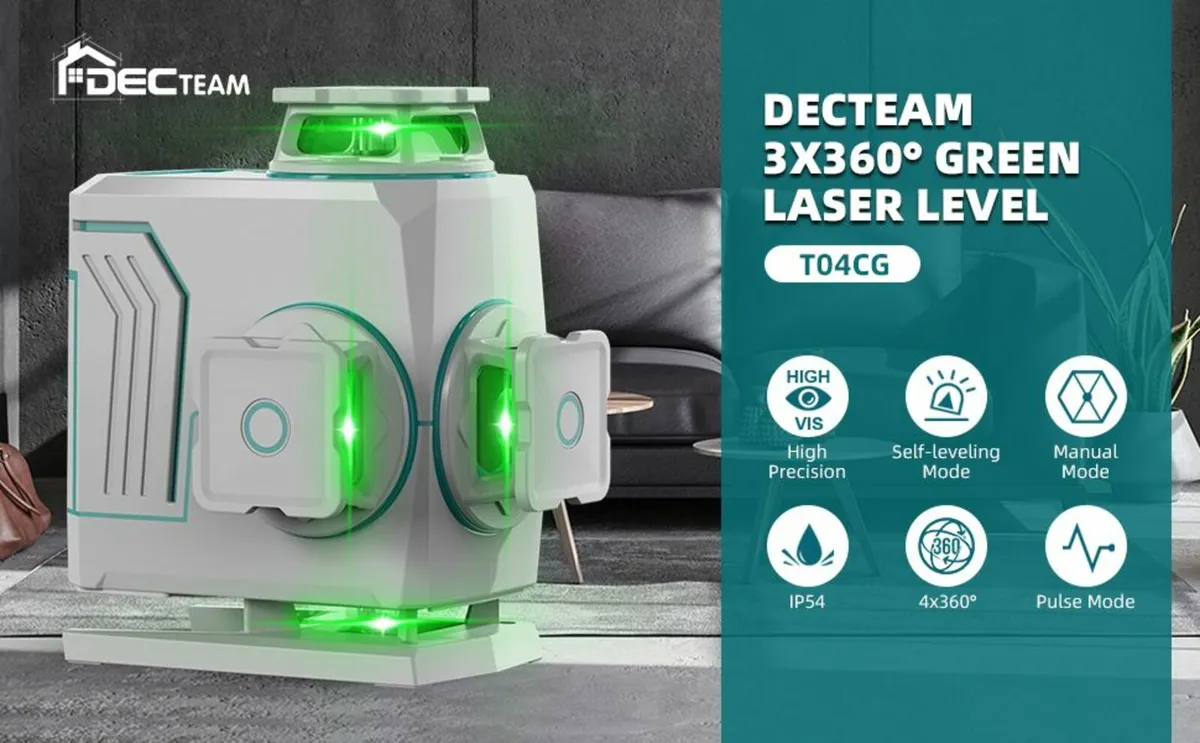 New 4D Green Laser Self Level 4x360 - Image 1