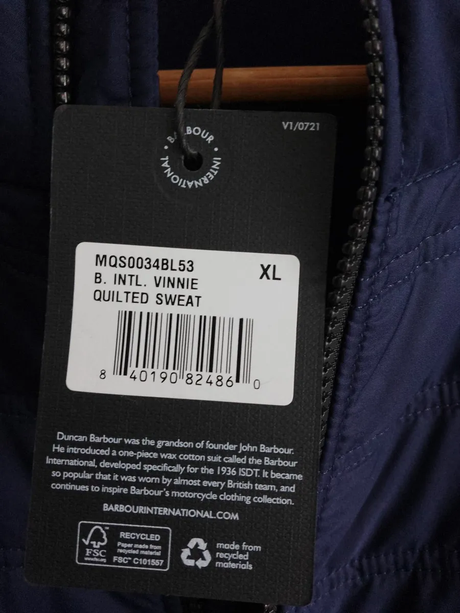 Barbour international sweater XL - Image 3