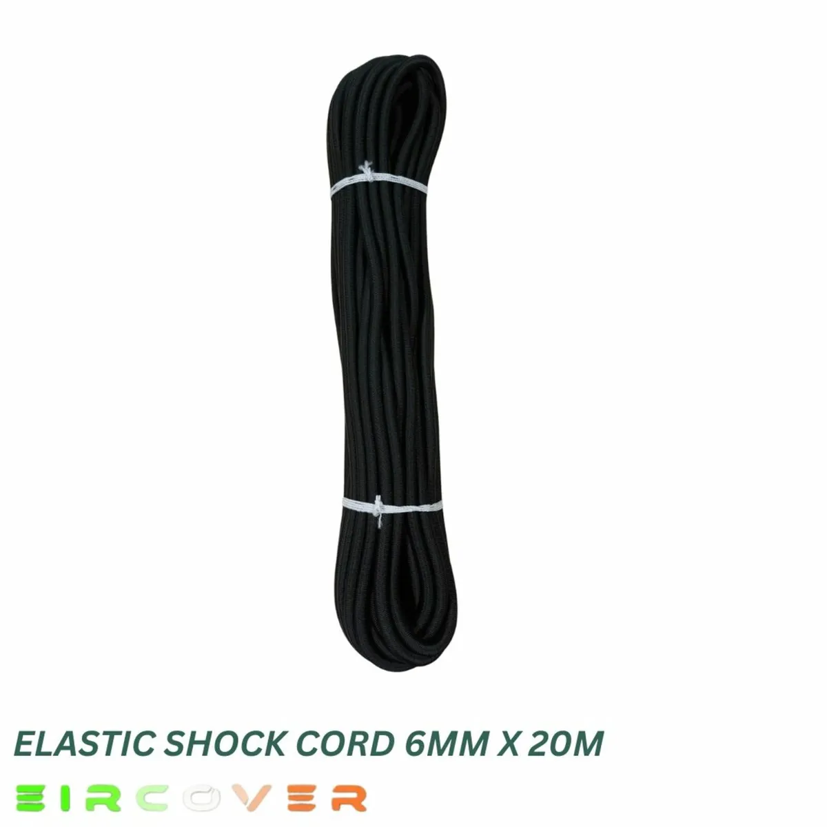 Elastic bungee shock cord 8mm / 20m - Black - Image 3