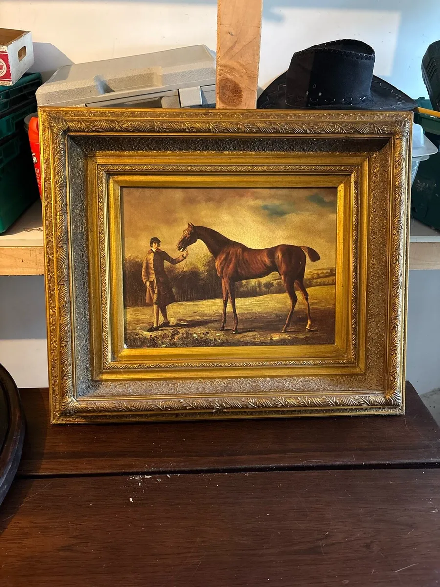 Ornate framed painting- CARVERS & GILDERS FRAME - Image 1