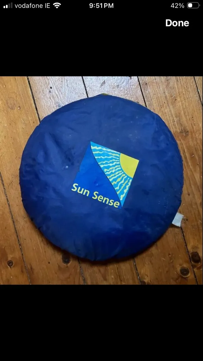 Baby sling, travel cot, pop up spf tent - Image 2