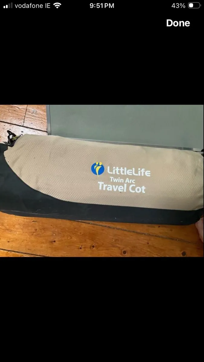 Baby sling, travel cot, pop up spf tent - Image 4