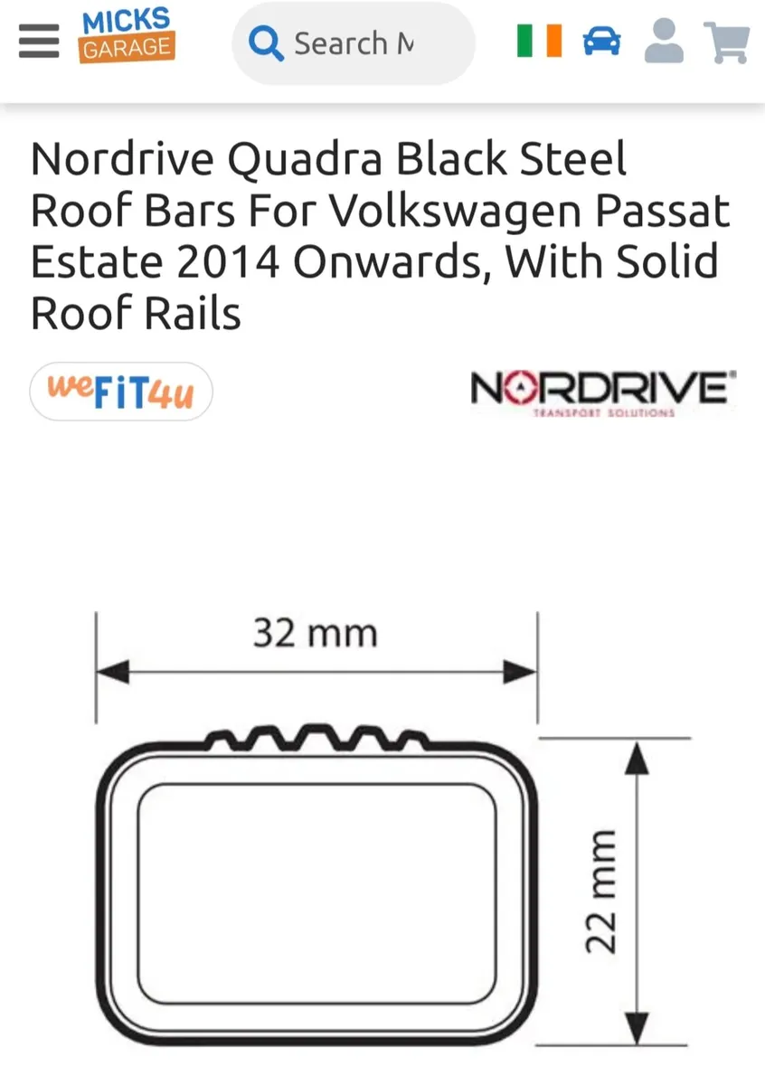 VW Passat Estate Roof Bars - Image 4