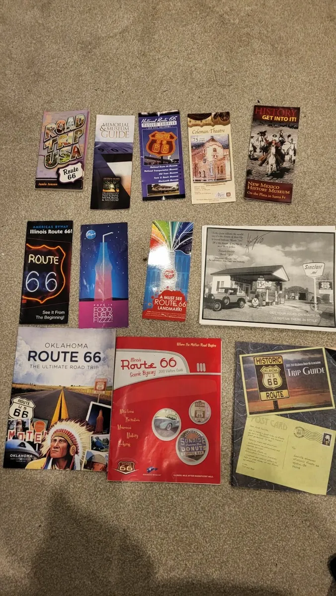 Route 66 Ephemera collected in 2010