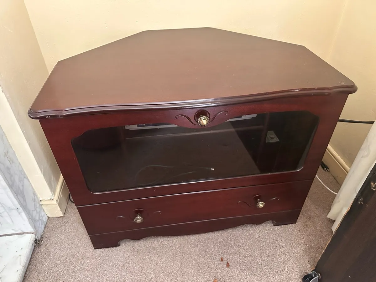 Mahogany TV Stand - Image 1
