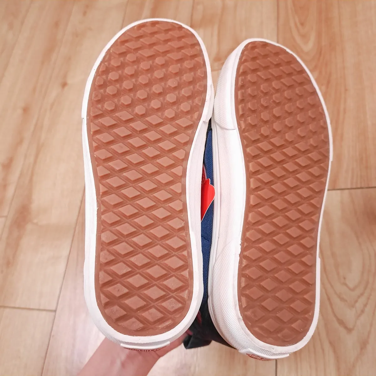 Vans Blue Red High Top Trainers 4.5UK/37.5EU - Image 3