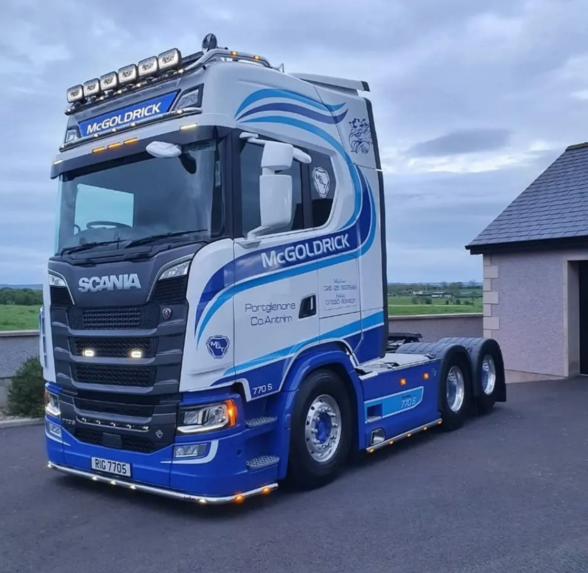 2022 Scania S770 twin wheel tag - Image 1