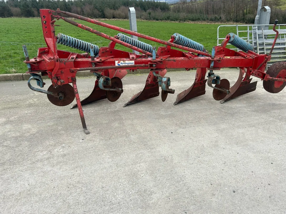 Plough 4 Furrow Spring Loaded Kyllingstad - Image 3