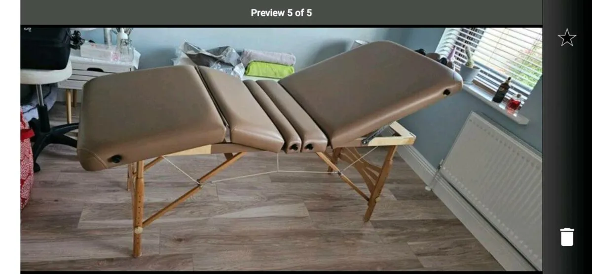 Wooden Massage beauty table - Image 2