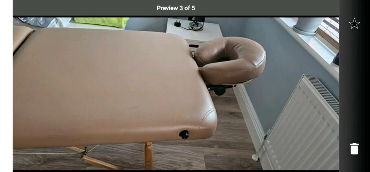 Wooden Massage beauty table - Image 3