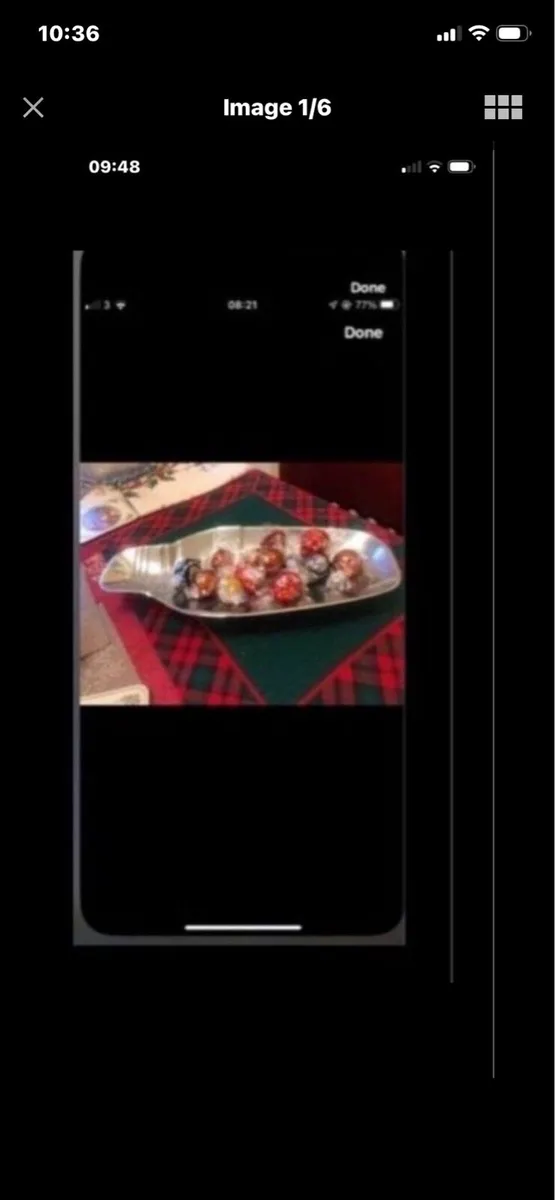 Mariposa Aluminium Serving Tray - Image 1