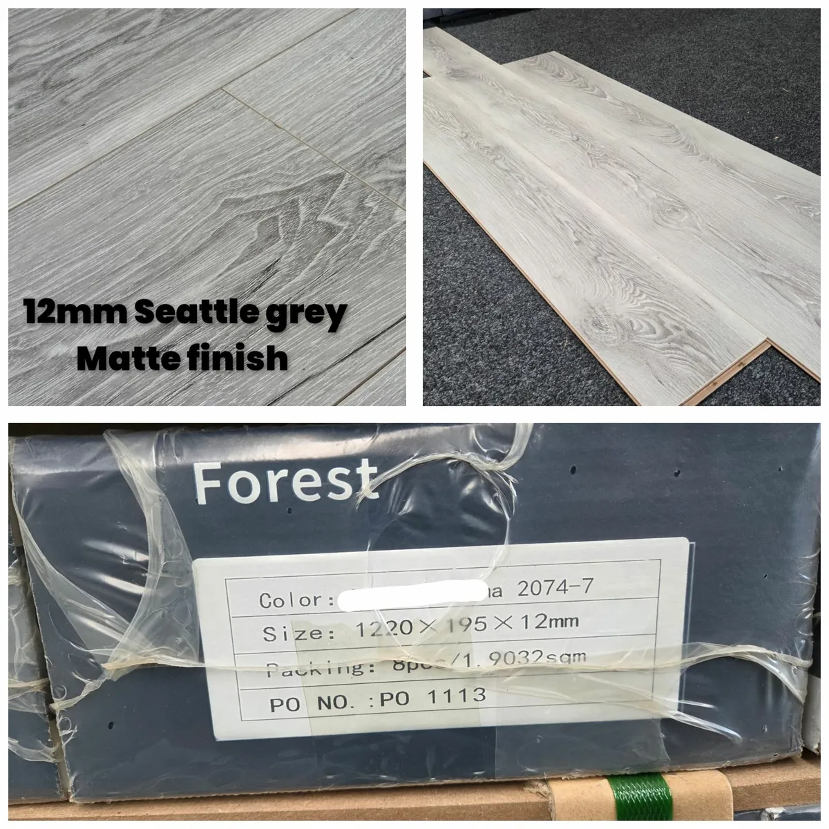 12mm laminated click flooring AC4 , - Image 4