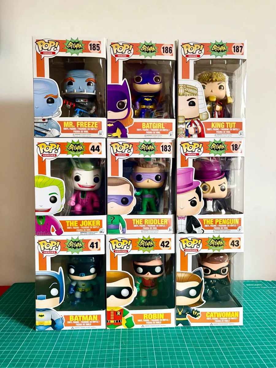 Batman 1966 Retro Funko - 10 Pop Lot - Image 1