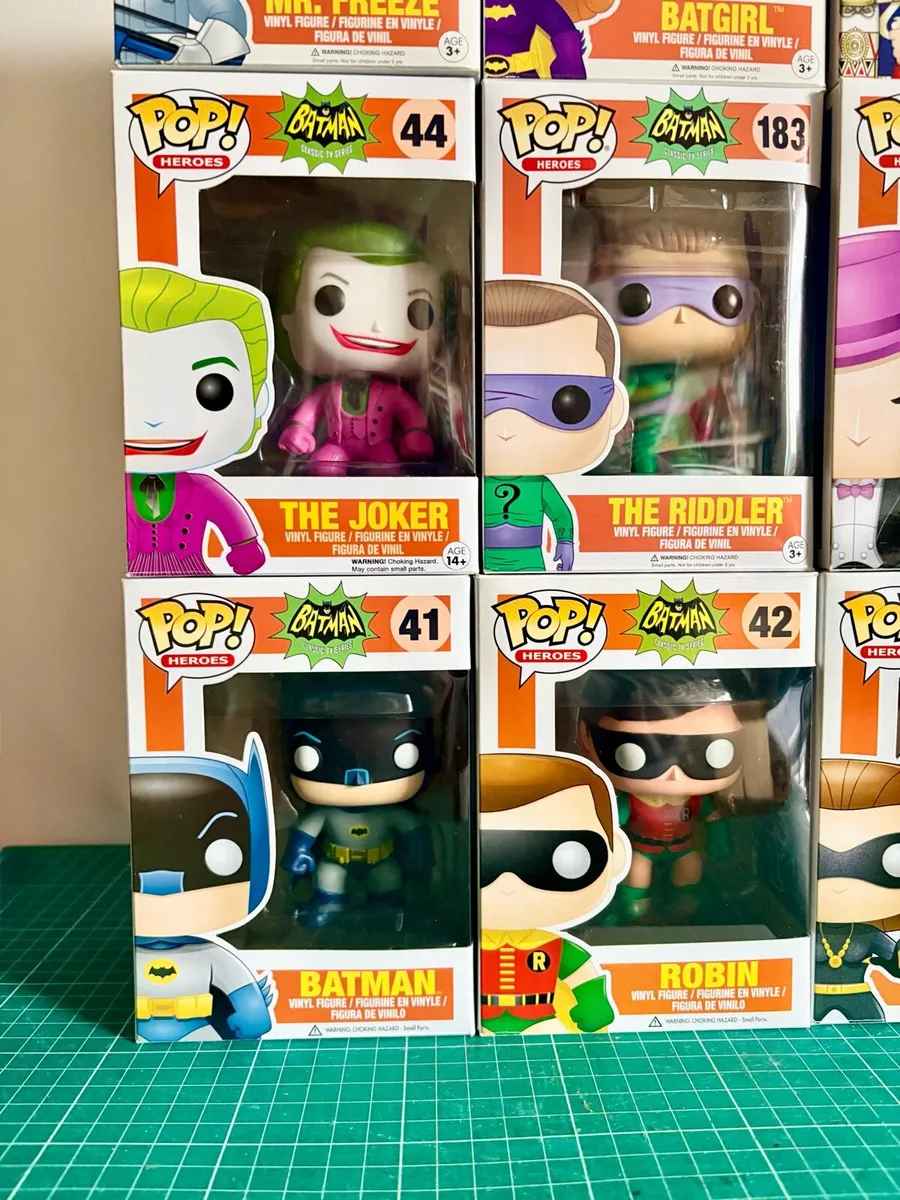 Batman 1966 Retro Funko - 10 Pop Lot - Image 2