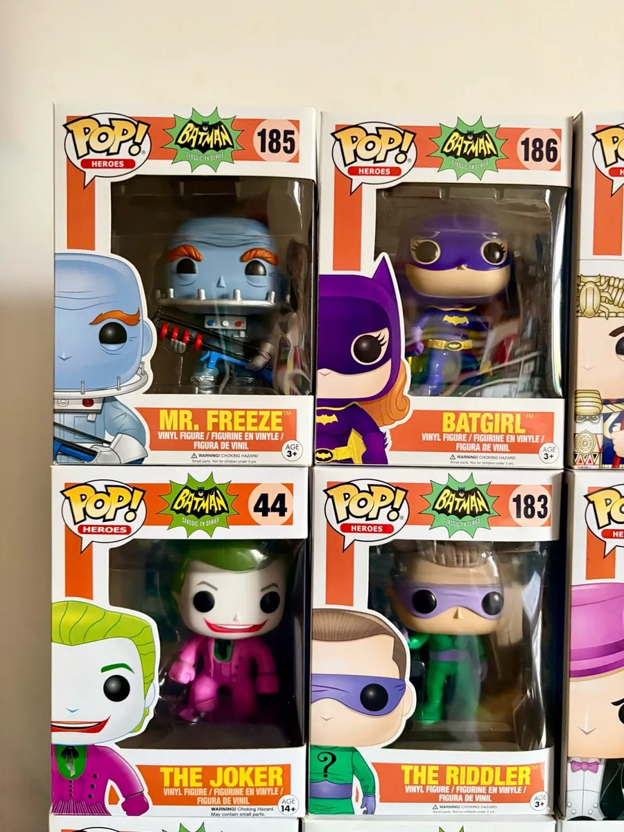 Batman 1966 Retro Funko - 10 Pop Lot - Image 4