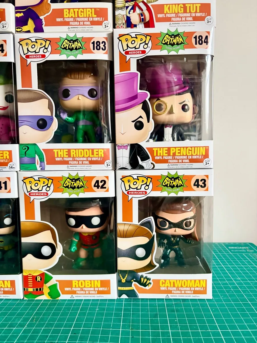 Batman 1966 Retro Funko - 10 Pop Lot - Image 3