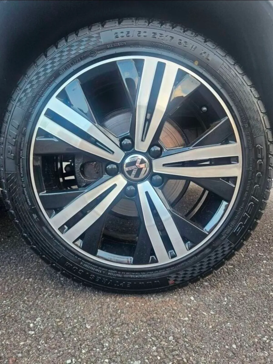 Genuine VW Caddy Alltrack 17" Alloy Wheels - Image 1