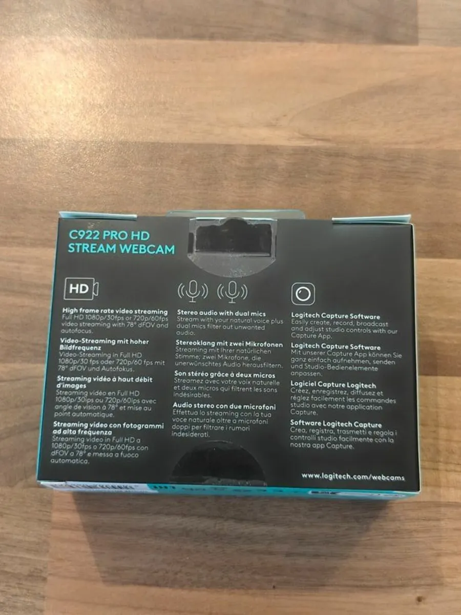 New C922 PRO HD Stream Webcam - Image 4