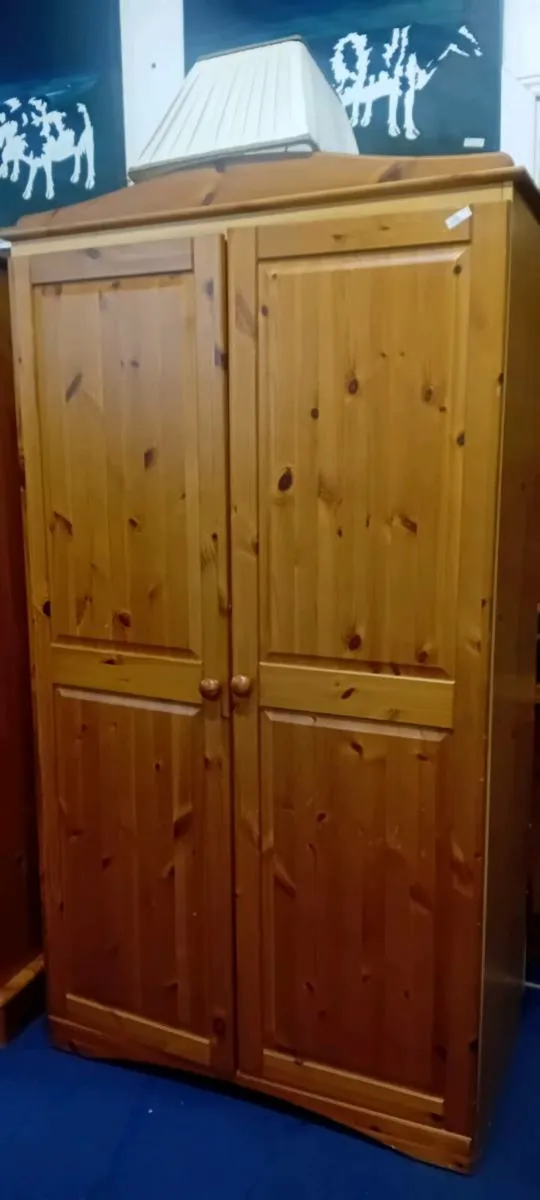 Solid Pine Wardrobe - Image 1
