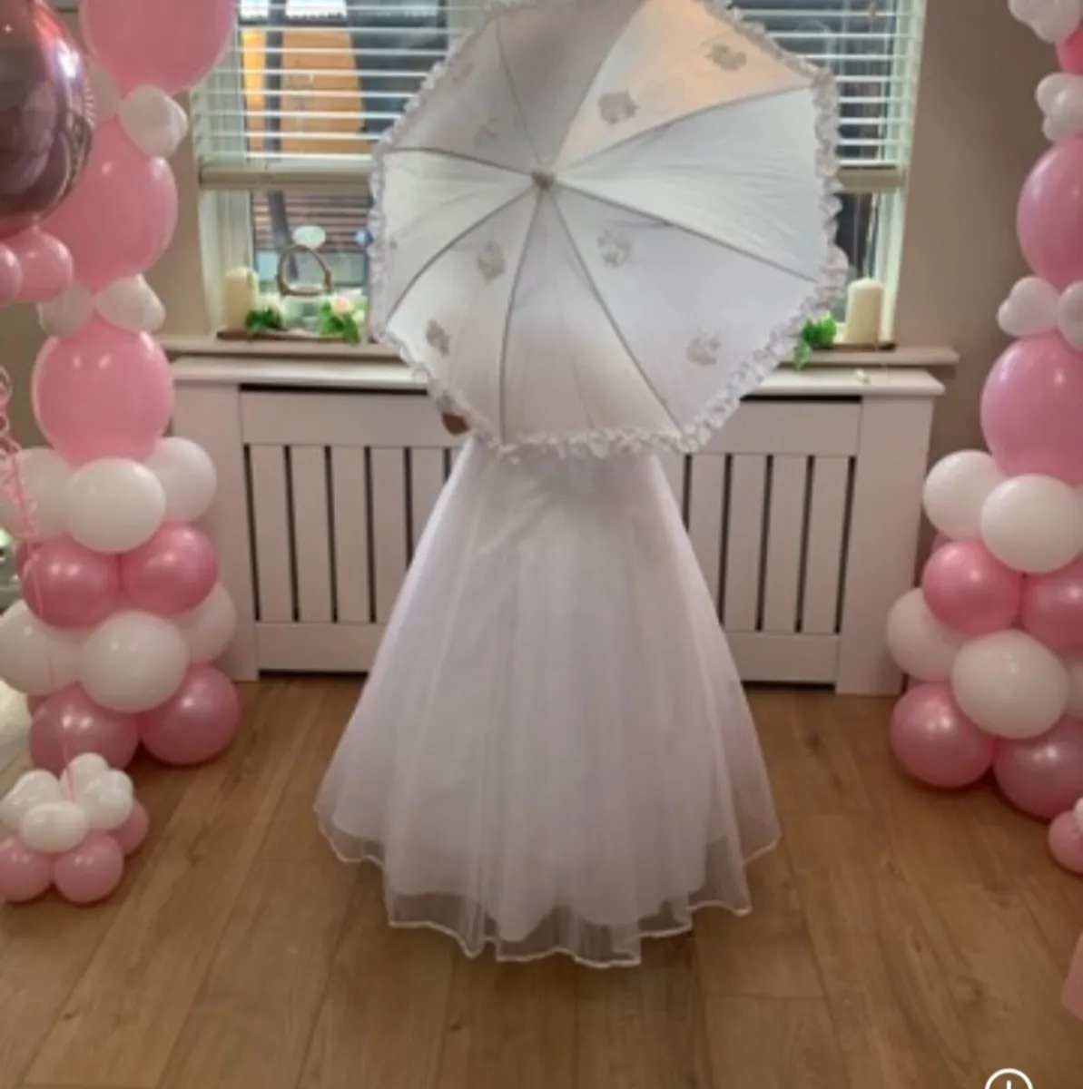 Communion dress with jacket and underskirt - Image 1