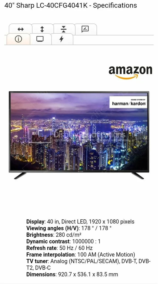 Sharp Led Tv 40inch not smart - Image 2