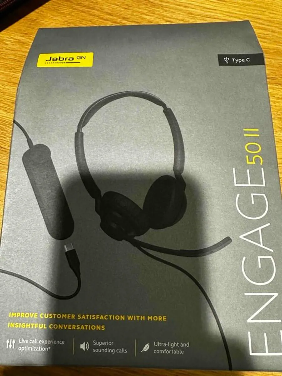 Jabra Engage 50 II USB-C STEREO Professional Headset Brand New, Sealed - Image 1