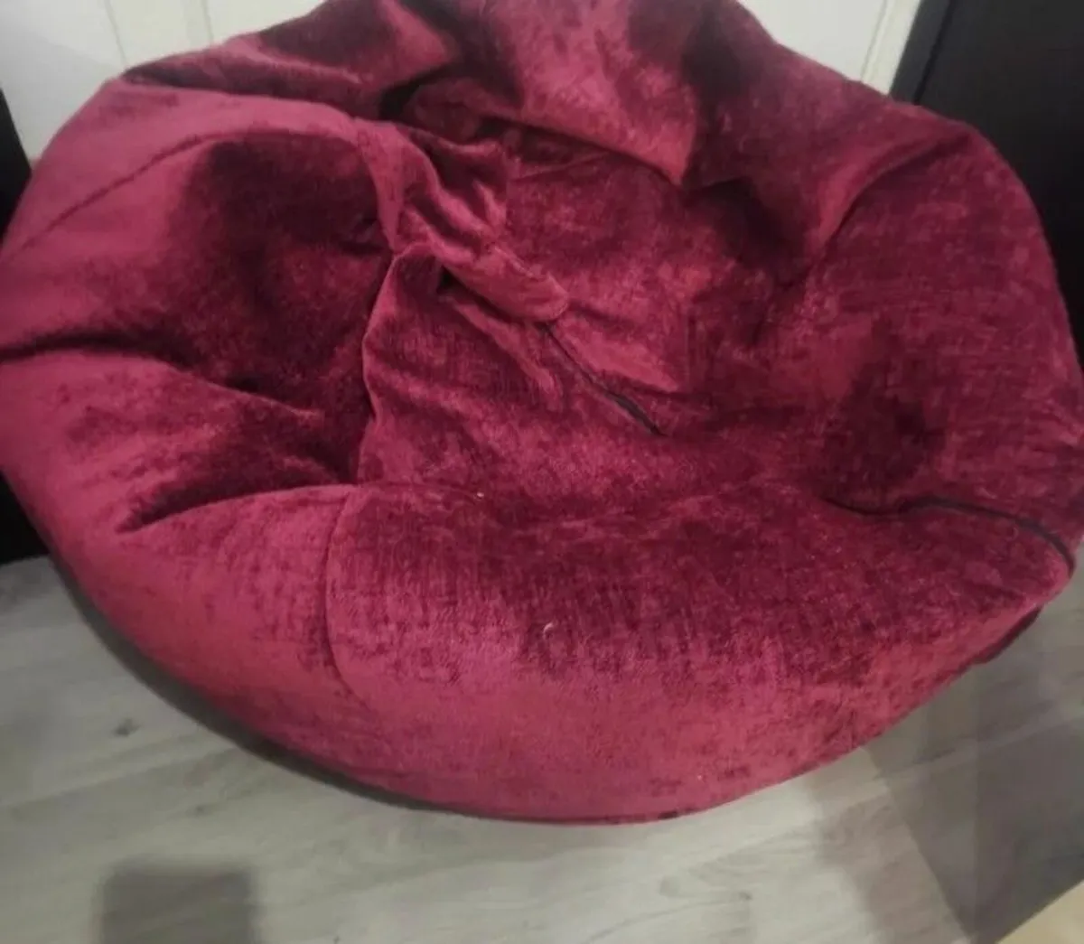 Quality Velour Bean Ban Like New - Image 1