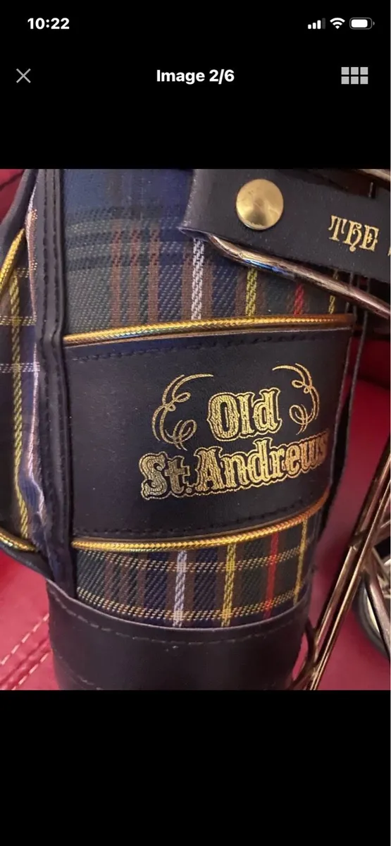 Rare Vintage Old St. Andrews Bottle Holder - Image 2
