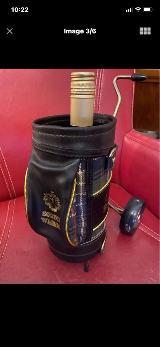 Rare Vintage Old St. Andrews Bottle Holder - Image 3