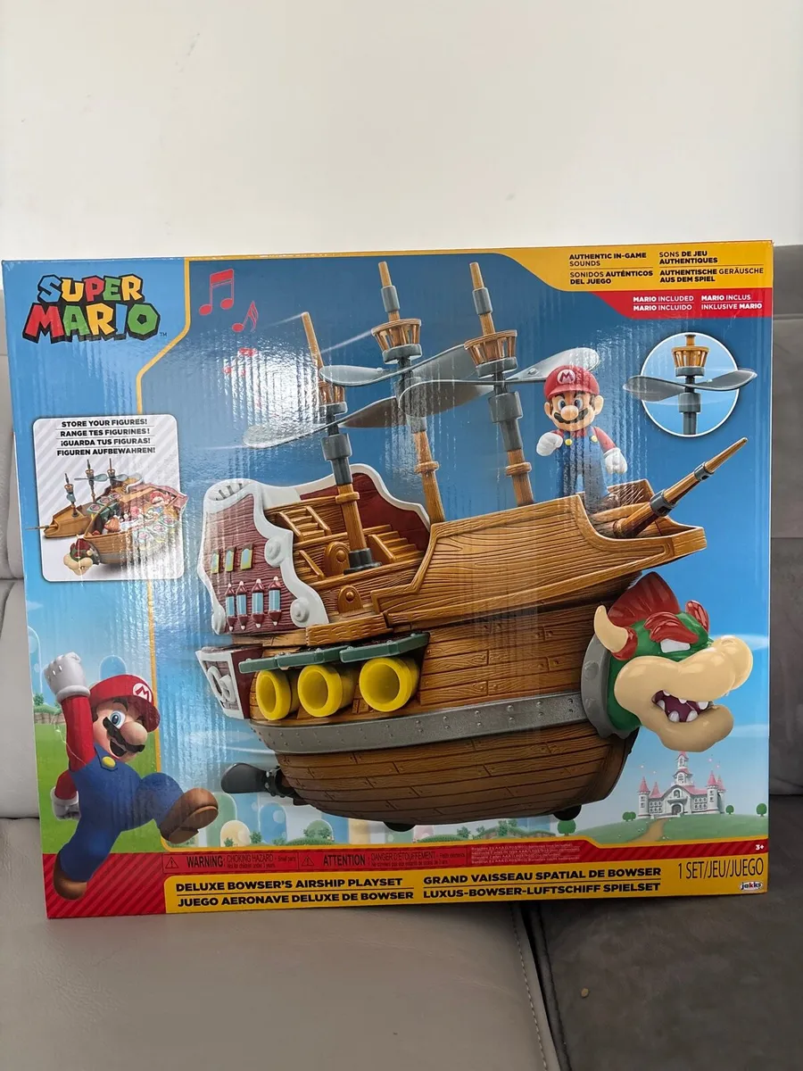 Super Mario Deluxe Bowser’s Airship Playset