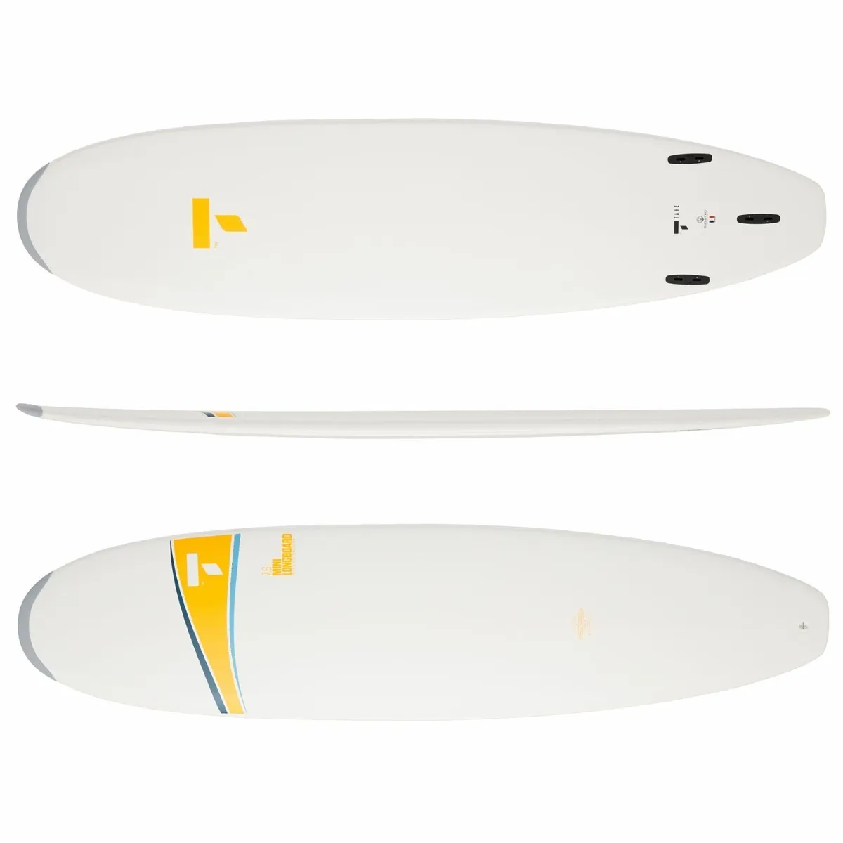 7’6″ Bic Tahe Mini Nose Rider Surfboard inc leash - Image 1