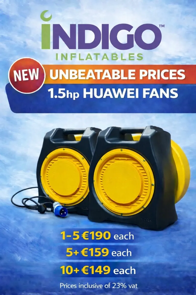 1.5hp & 2hp Blower Fans @ Indigo Inflatables!! - Image 4