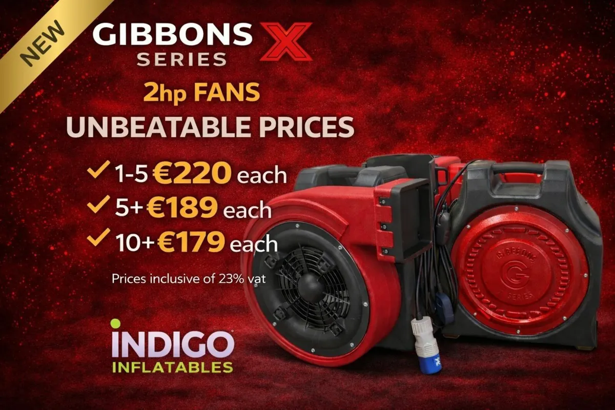 1.5hp & 2hp Blower Fans @ Indigo Inflatables!! - Image 3