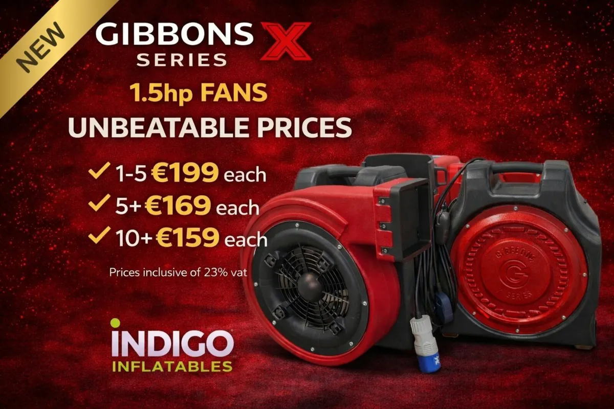 1.5hp & 2hp Blower Fans @ Indigo Inflatables!! - Image 1