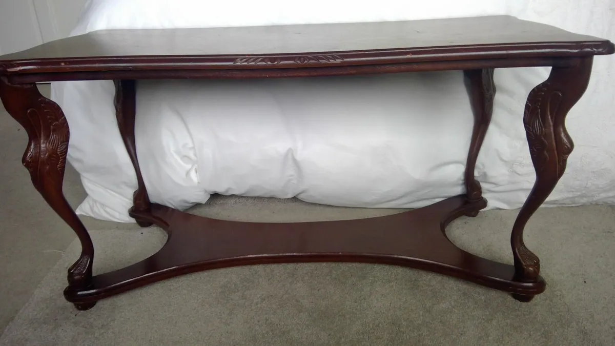 Coffee table (mahogany) 1980s style. - Image 1