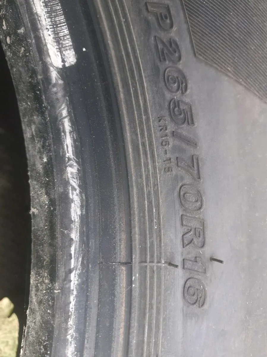 4x4 wheels tyres 15 inch  tyres 265/70/16 - Image 2