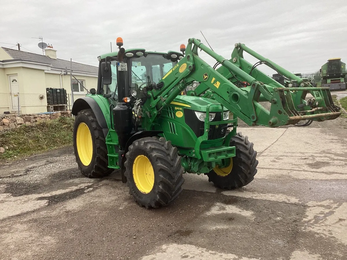 John deere 6140m and loader - Image 1