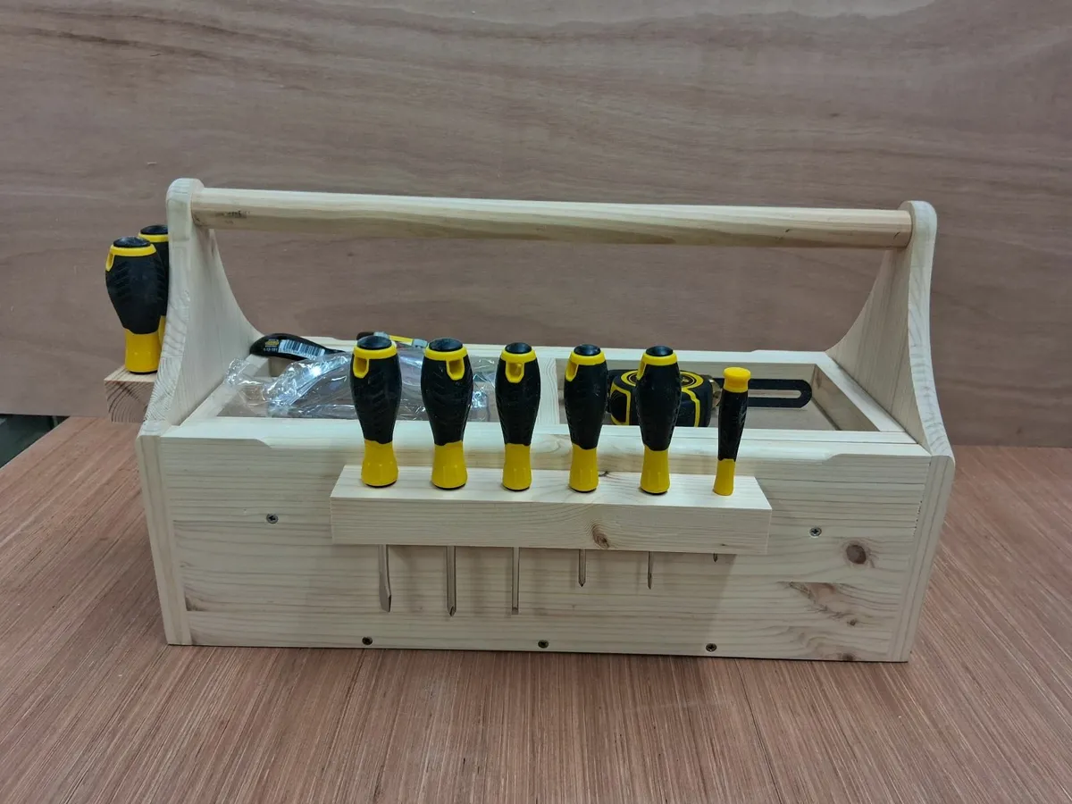 Carpentry tools and storage box. - Image 2