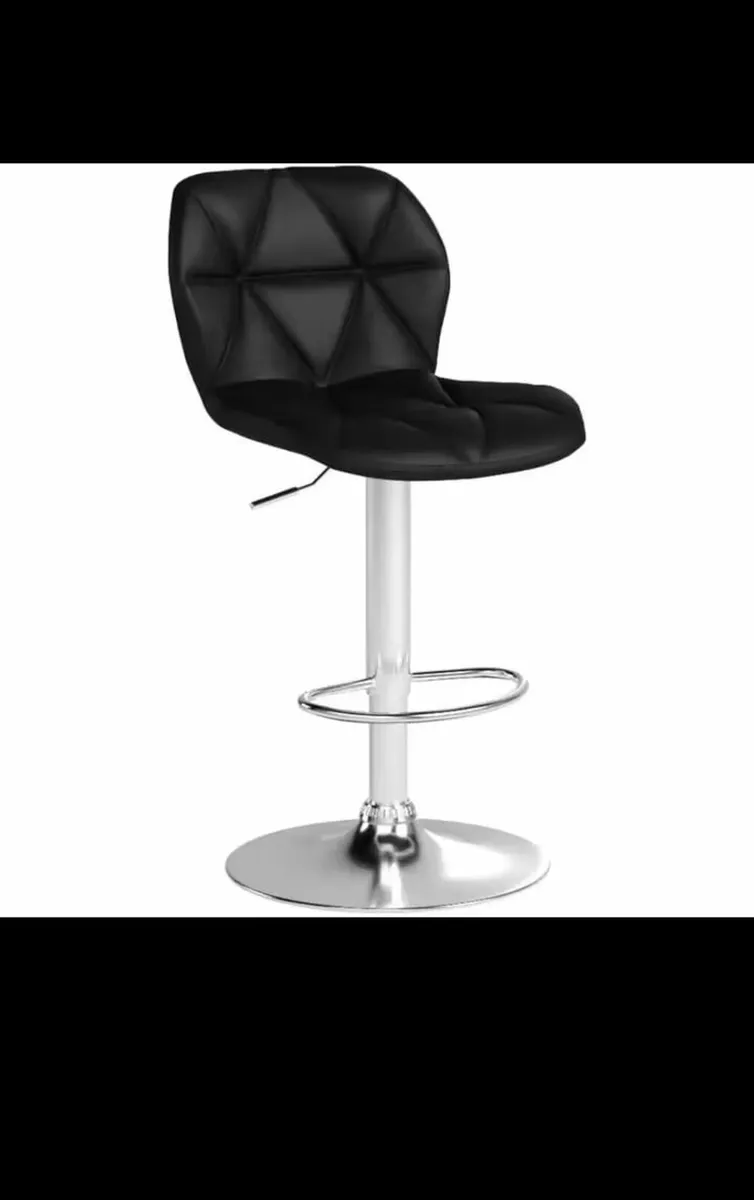 Bar Stools/ Set of 2 Bar Chairs/ Modern Height Adj - Image 3