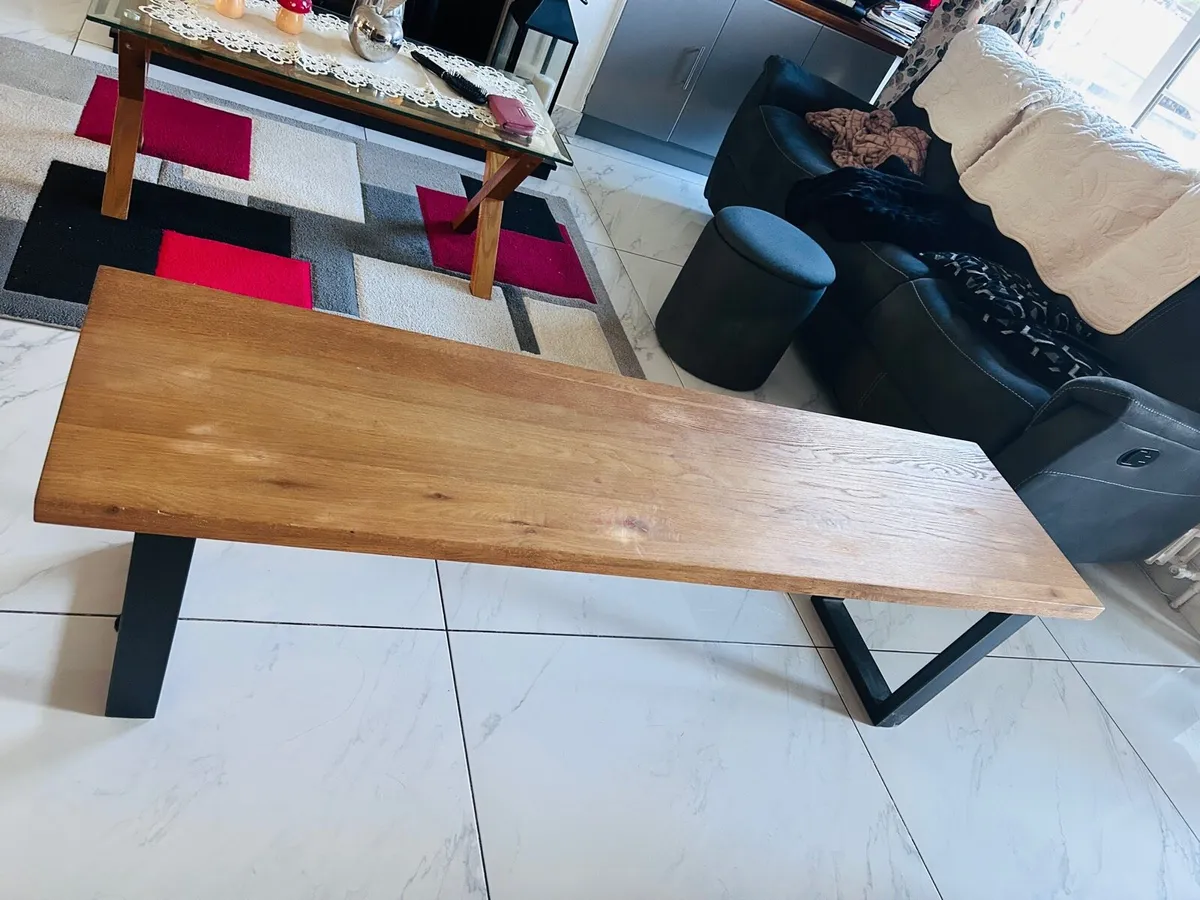 Oak wood Bench - Image 1