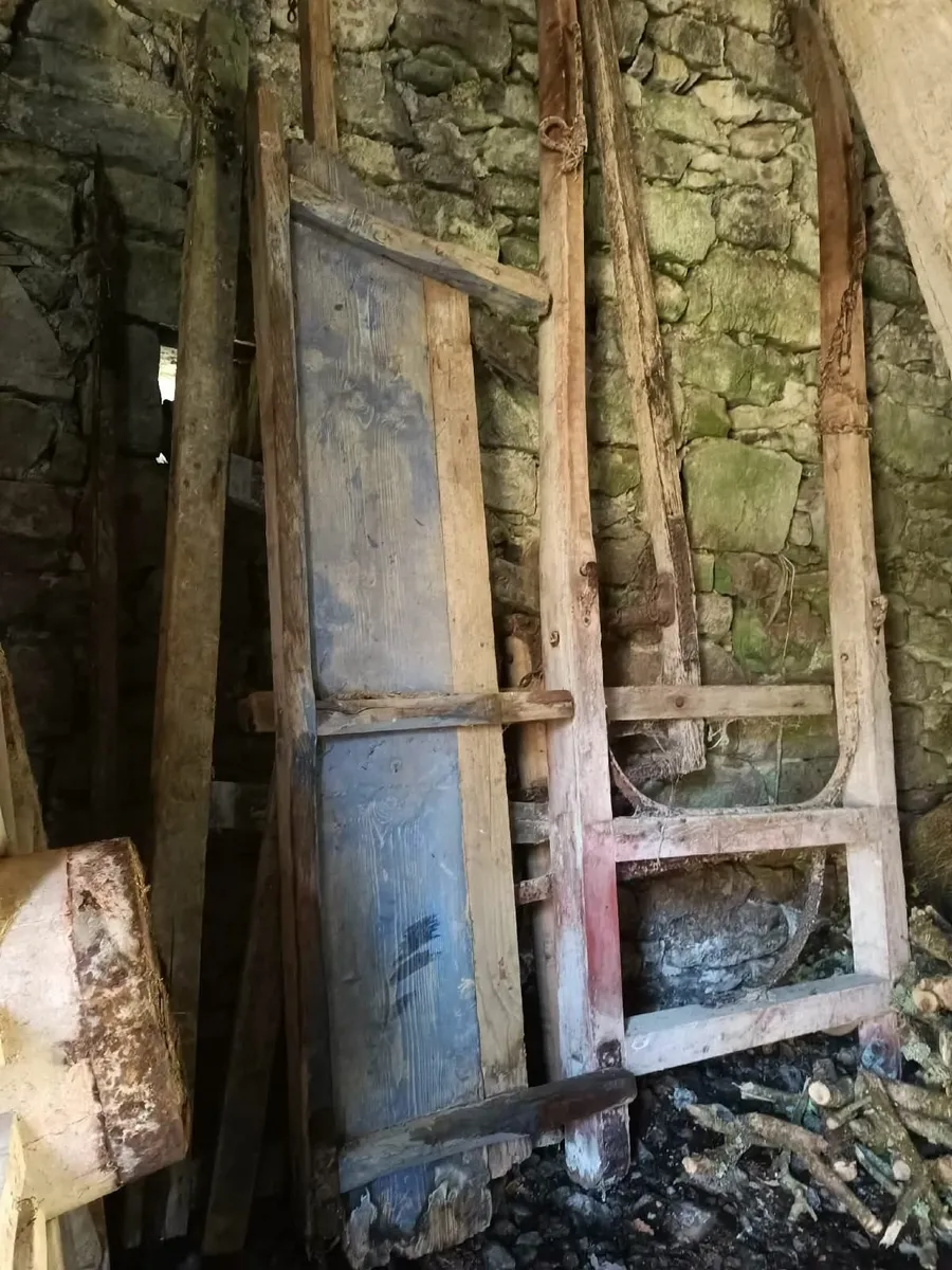 Old cart wooden - Image 2