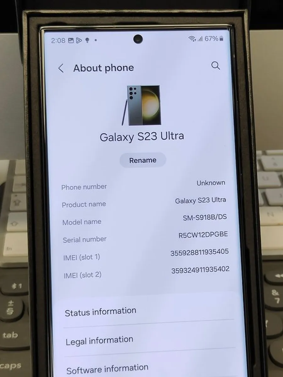 Samsung S23 Ultra 256GB Dual Sim Unlocked Green (Excellent Like New) - Image 4