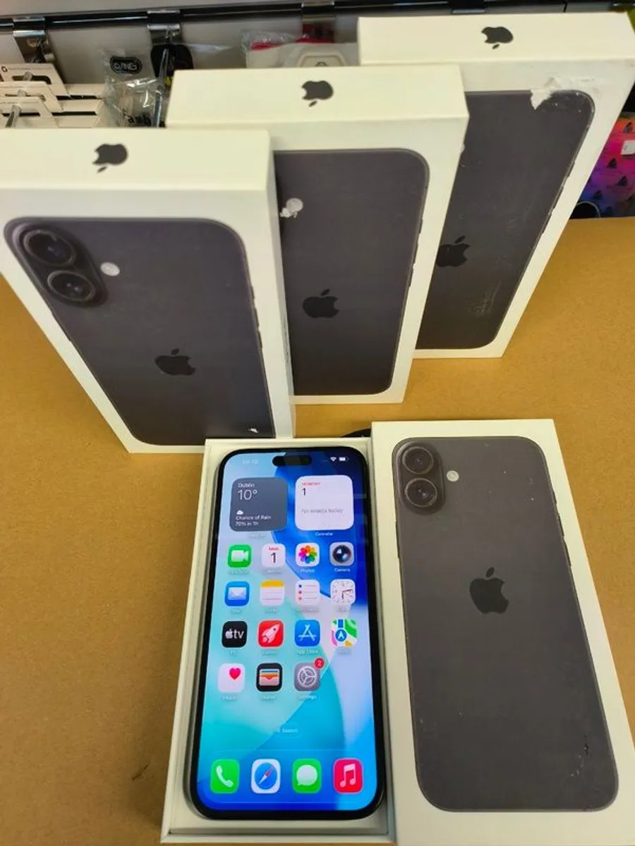 Apple iPhone 16 Plus, Black, 128GB, Factory Unlocked (Its Original Battery Life 100%), Little or Never Used - Image 1