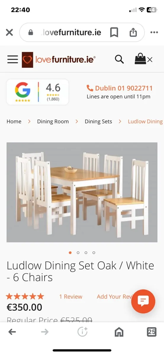 Dining Tables x 4 - Image 1