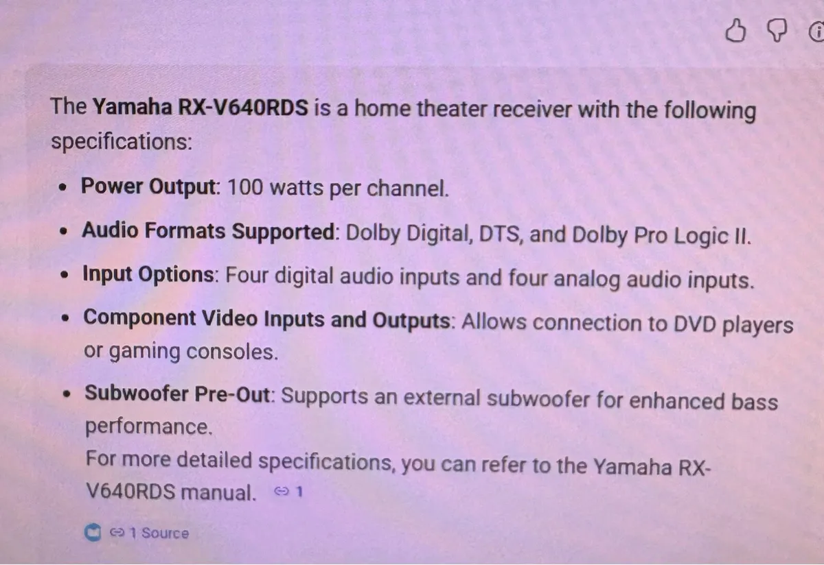 Yamaha Amplifier - Image 3