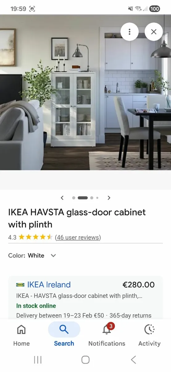 Havsta Display Cabinet - Image 2