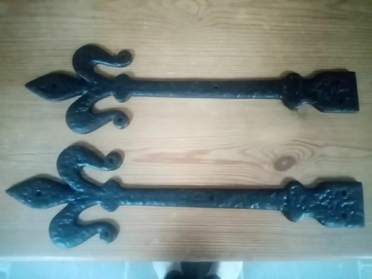 3 PAIRS STRAP FAUX HINGES 40CM  COLLECT NR KENMARE - Image 3