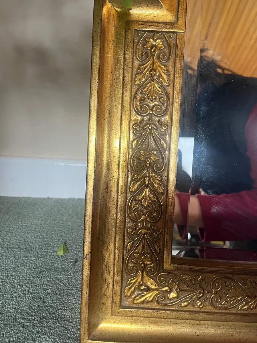 Large Golden Wall Mirror - Image 4