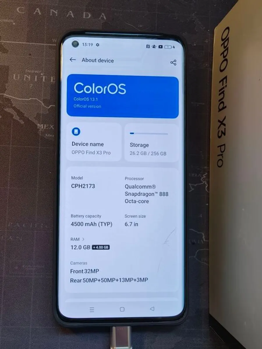 Blue Oppo Find X3 Pro 5g 12gb Ram 256 Memory - Image 2