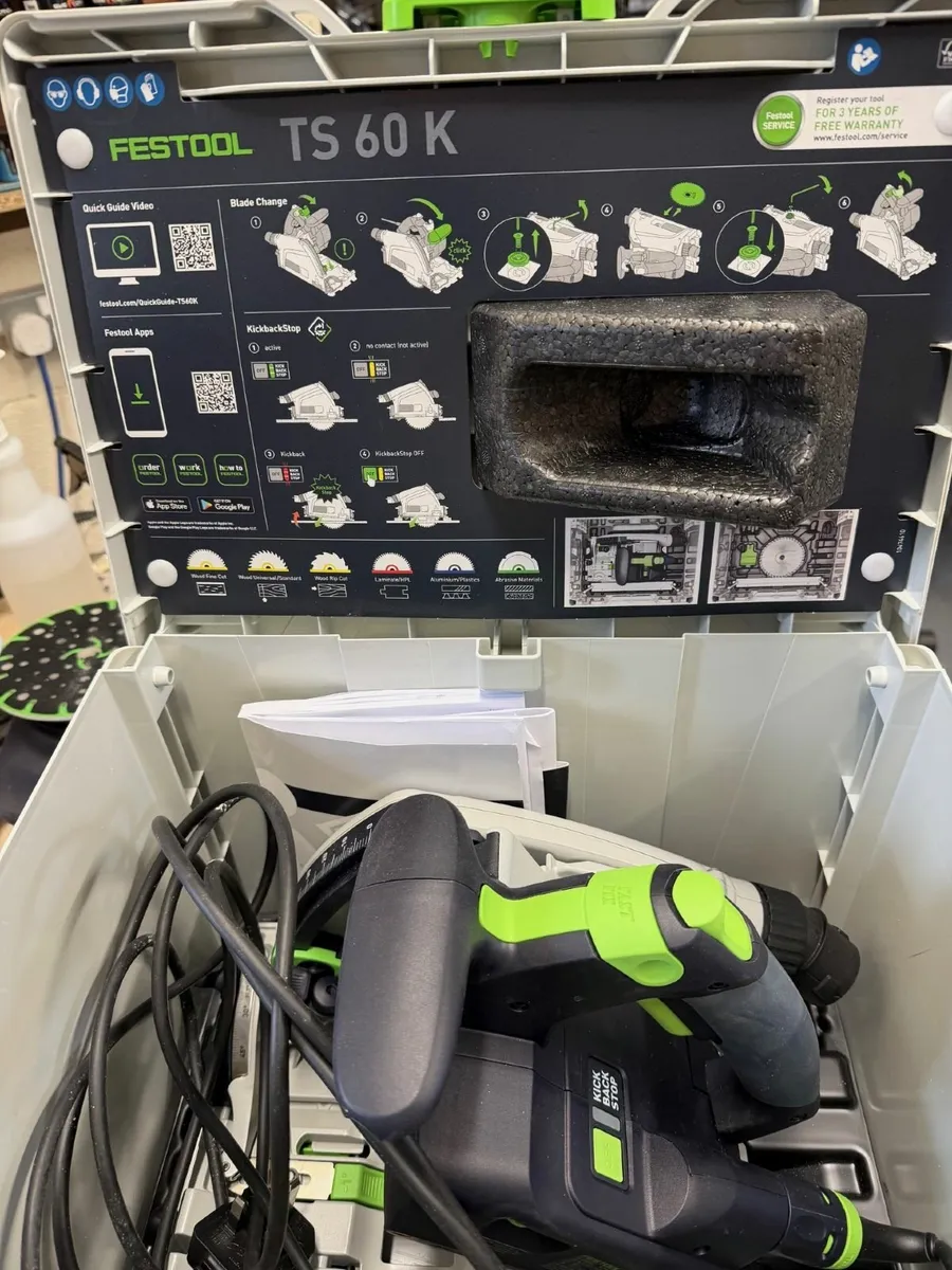 Bargain -  Festool Plunge saw TS 60 KEBQ-Plus 230V - Image 3